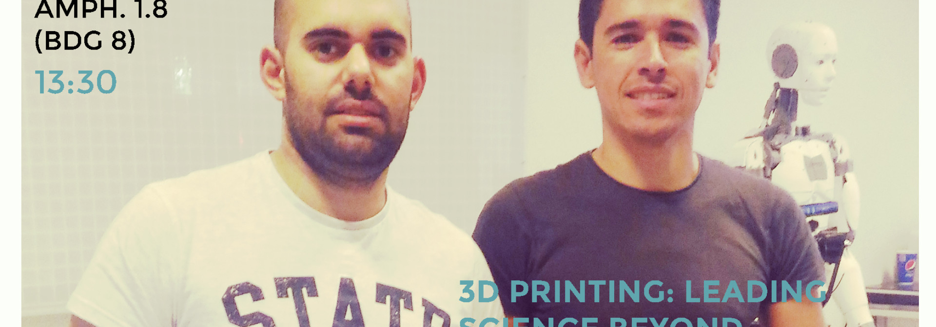 Generic representation of CCMAR Seminars by Izasa: 3D printing: leading science beyond