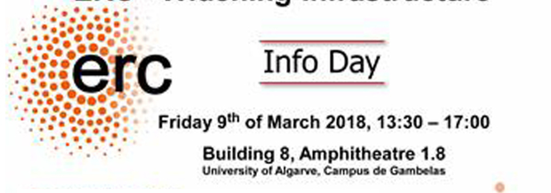 Generic representation of ERC - Widening-Infrastructure Info Day