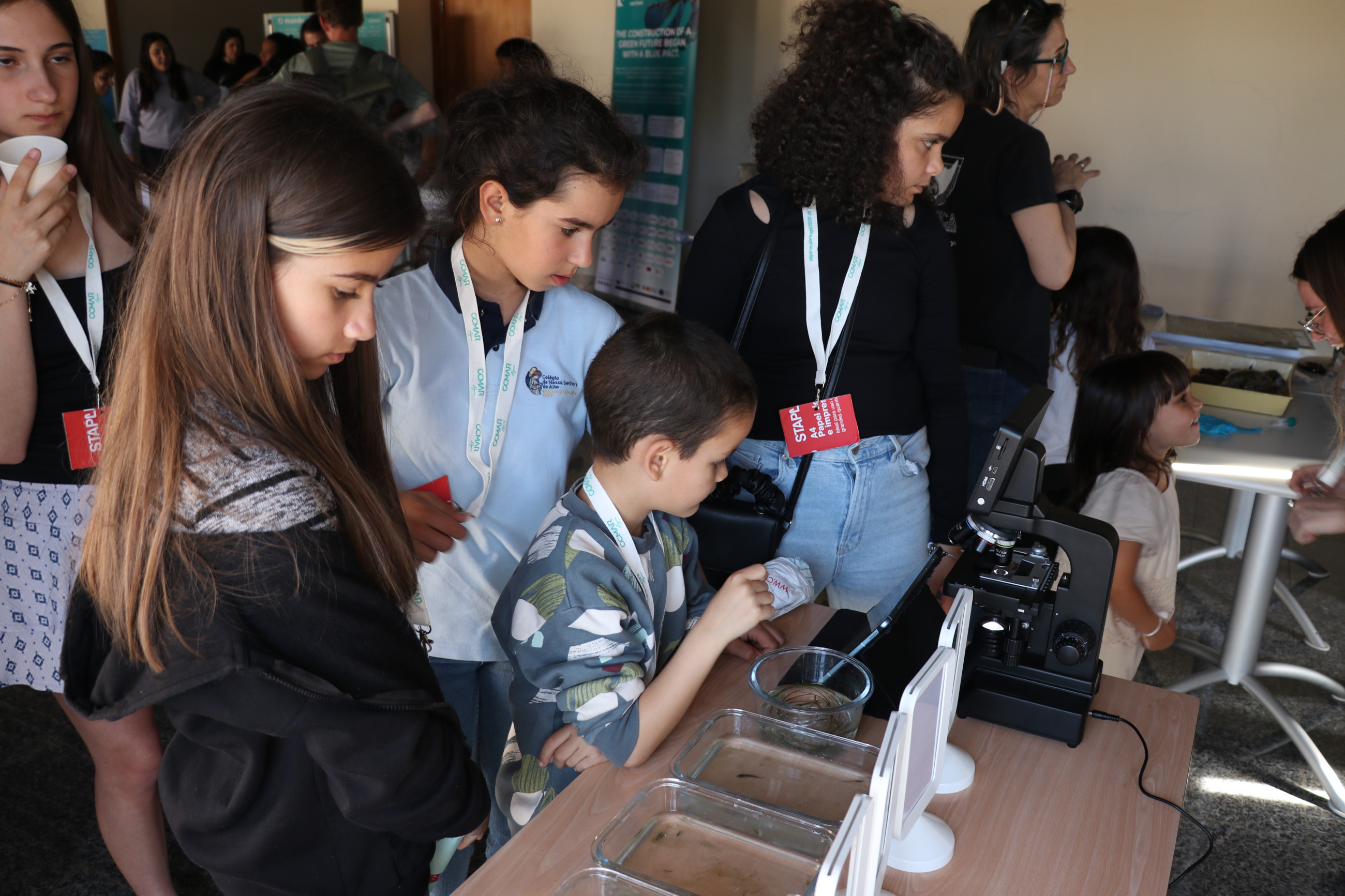 Children in outreach activity